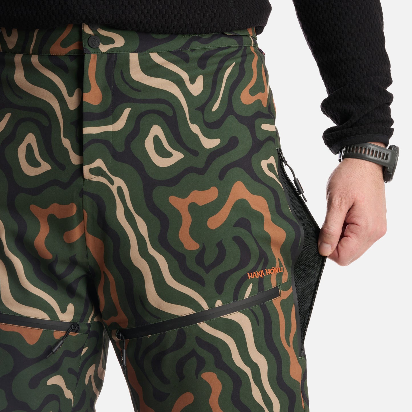 Pantalon Hombre Kunk Print Verde Militar Haka Honu