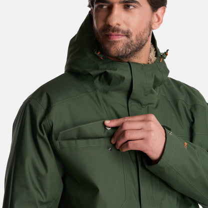 Chaqueta Hombre Yak Verde Militar Haka Honu