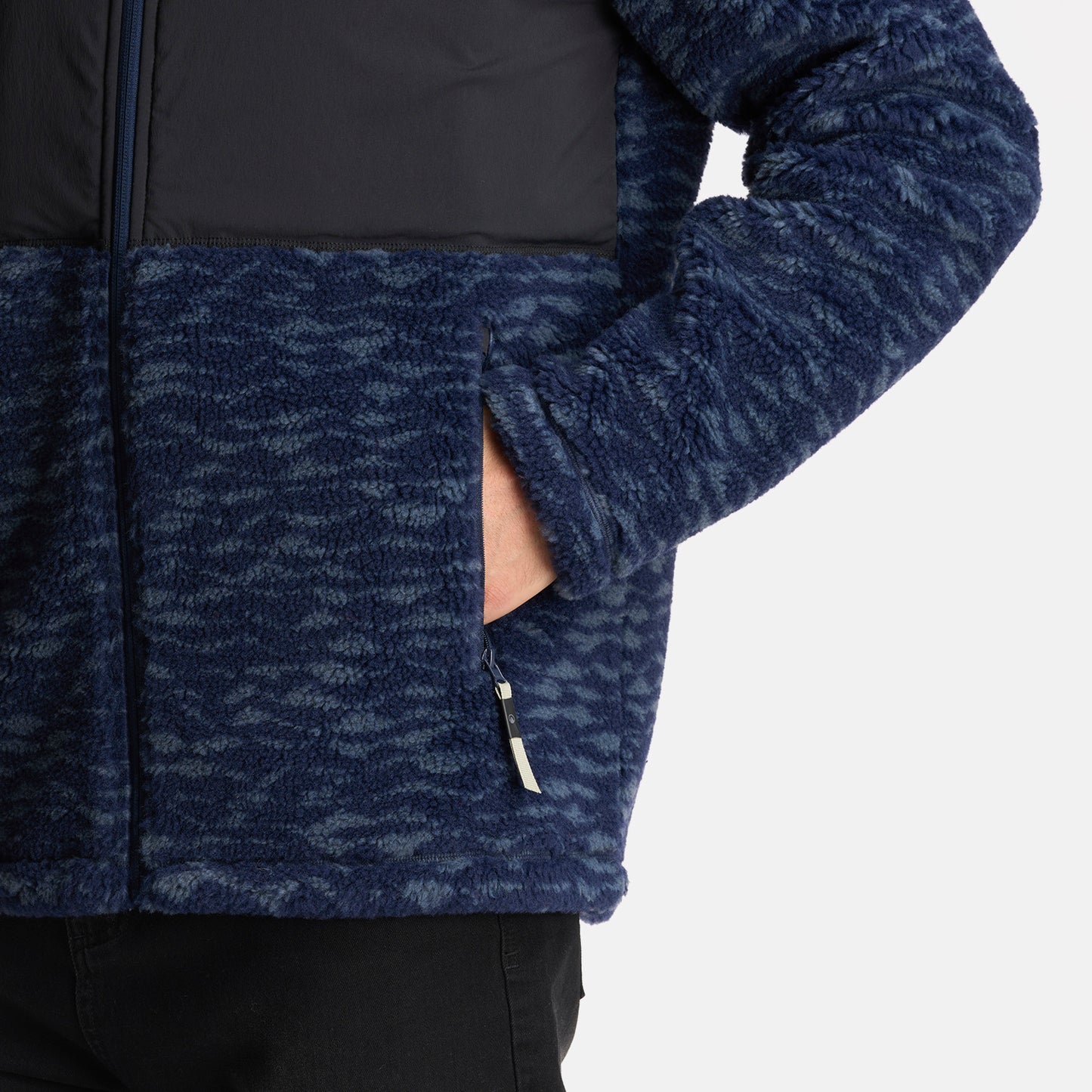 Chaqueta Hombre Glaciar Sherpa-Pro Jacket Print Azul Lippi