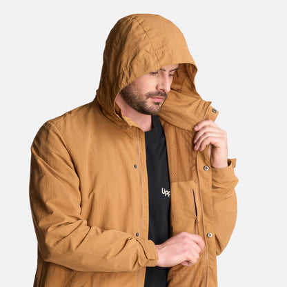 Chaqueta Hombre CityMe WindBreaker Hoody Jacket Camel Lippi