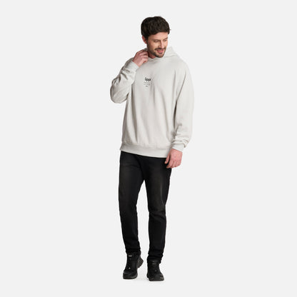 Polerón Hombre Ulmo Hoody Sweatshirt Melange Gris Claro Lippi