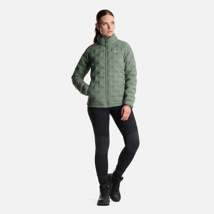 Chaqueta Mujer Ultimate Stretch Down Jacket Verde Musgo Lippi