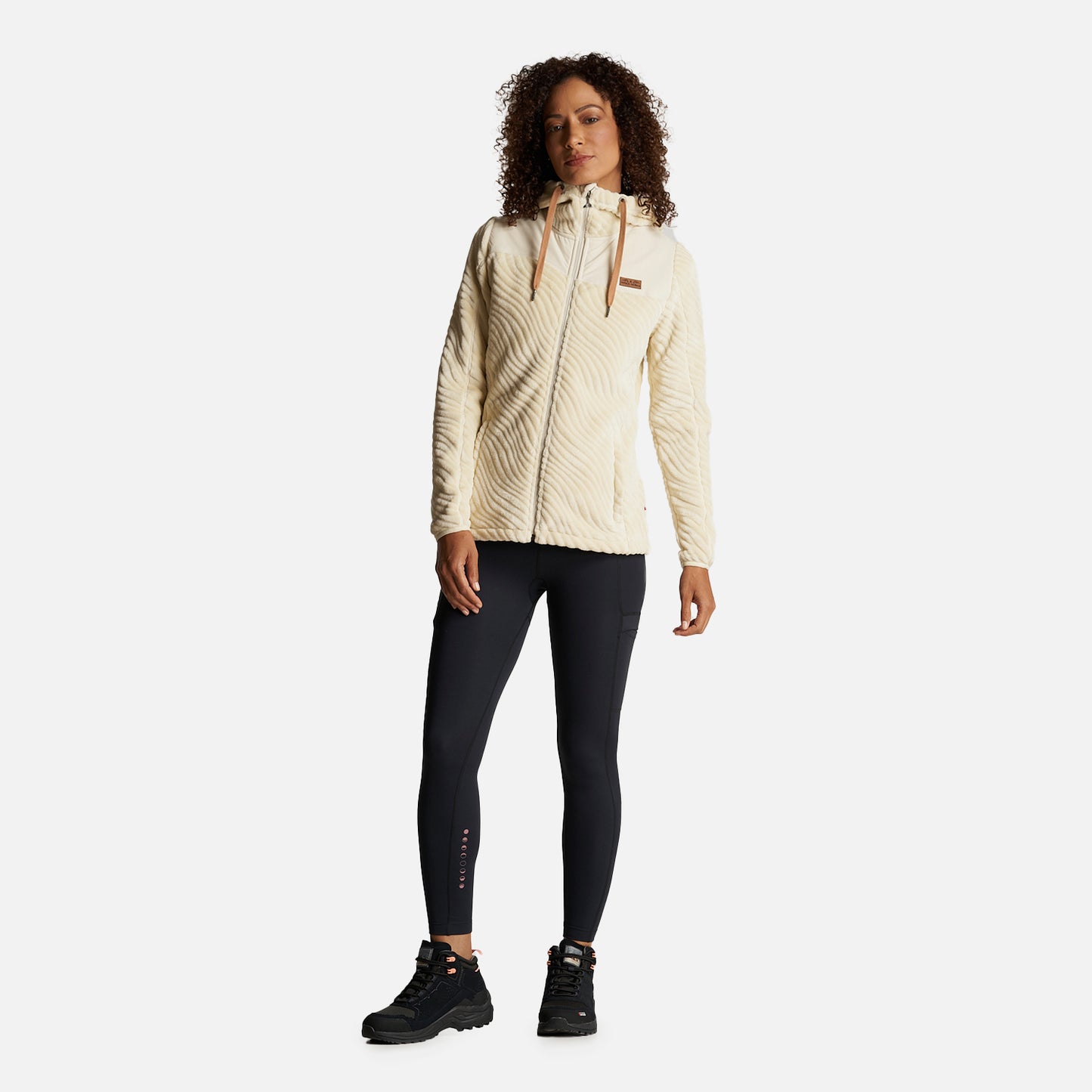 Chaqueta Mujer Polaroid Beige Haka Honu