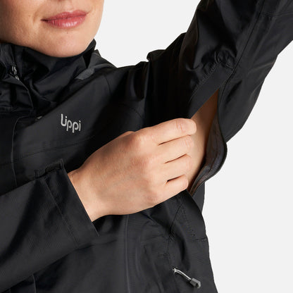 Chaqueta Mujer Alpine B-Dry Hoody Jacket Negro Lippi