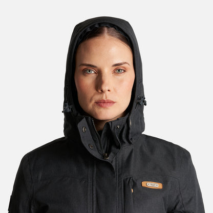 Chaqueta Mujer Roble B-Dry Hoody Jacket Negro Lippi