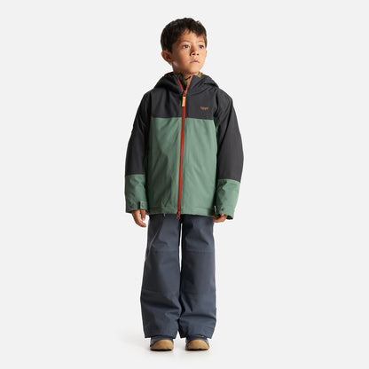 Chaqueta Niño Sierra Nevada B-Dry Steam-Pro Hoody Jacket Verde Botella/Negro Lippi