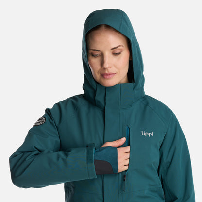 Chaqueta Mujer Andes B-Dry Hoody Jacket Verde Bosque Lippi