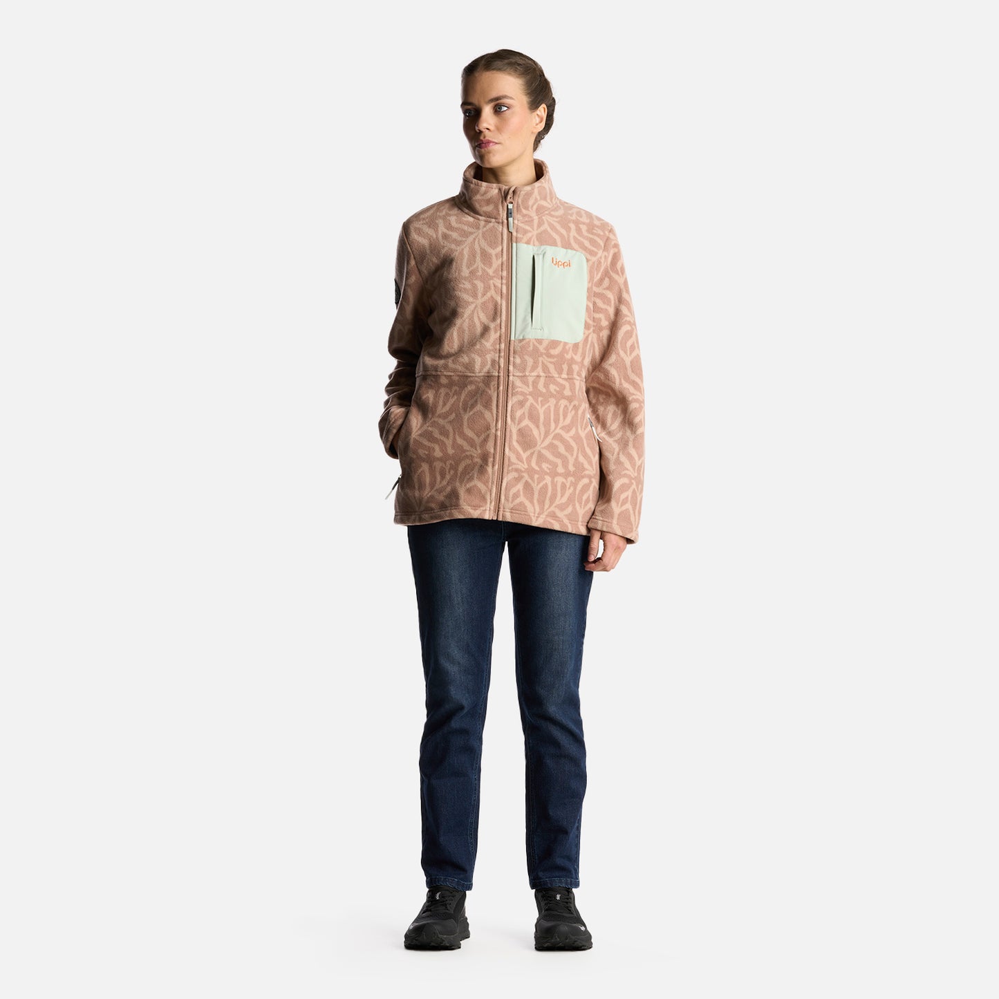 Chaqueta Mujer Macizo Sherpa Pro Jacket Print rosa Lippi