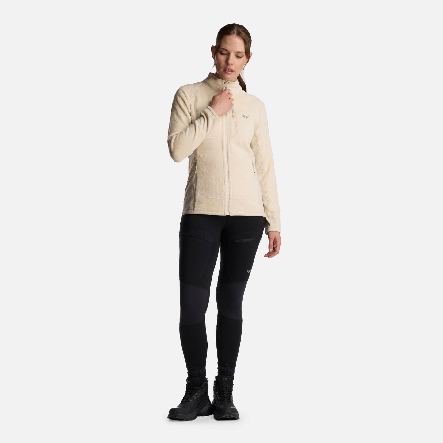 Chaqueta Mujer Numan Shaggy-Pro Jacket Crema Lippi