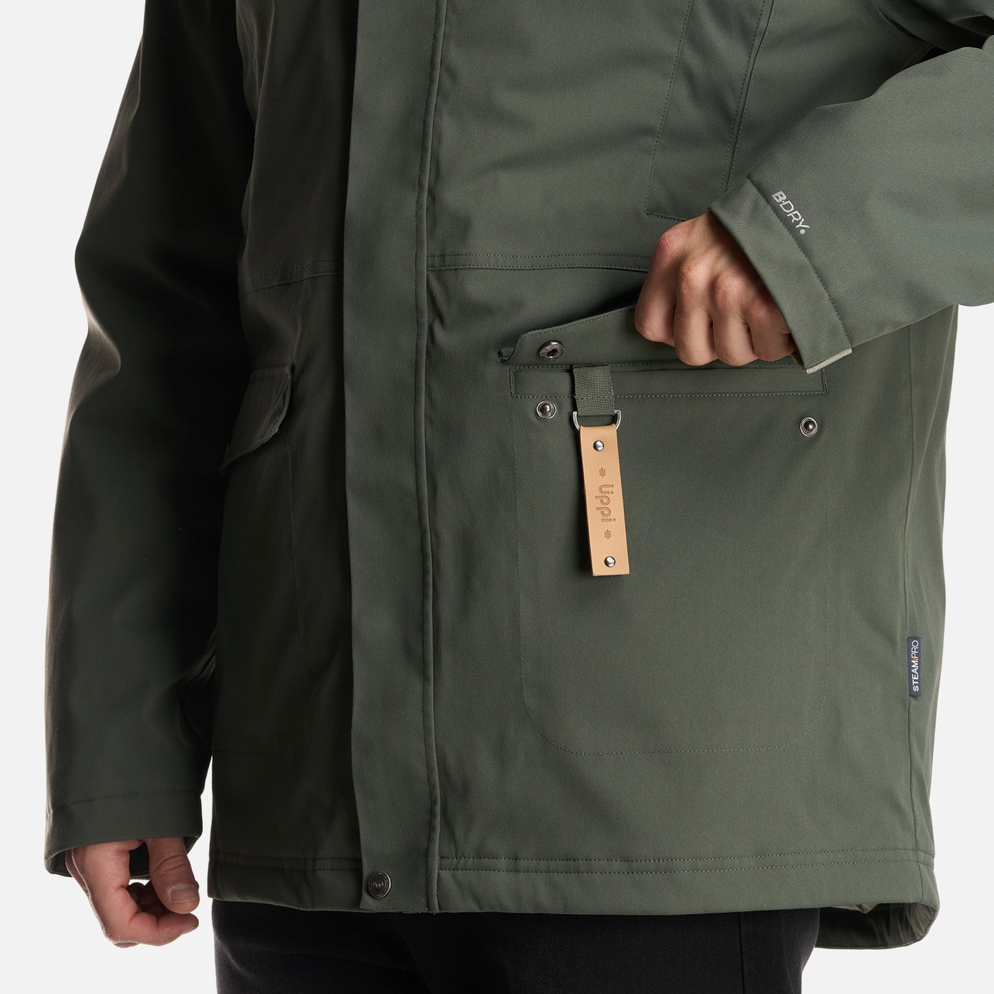 Chaqueta Hombre DayBreak B-Dry Jacket Verde Militar Lippi