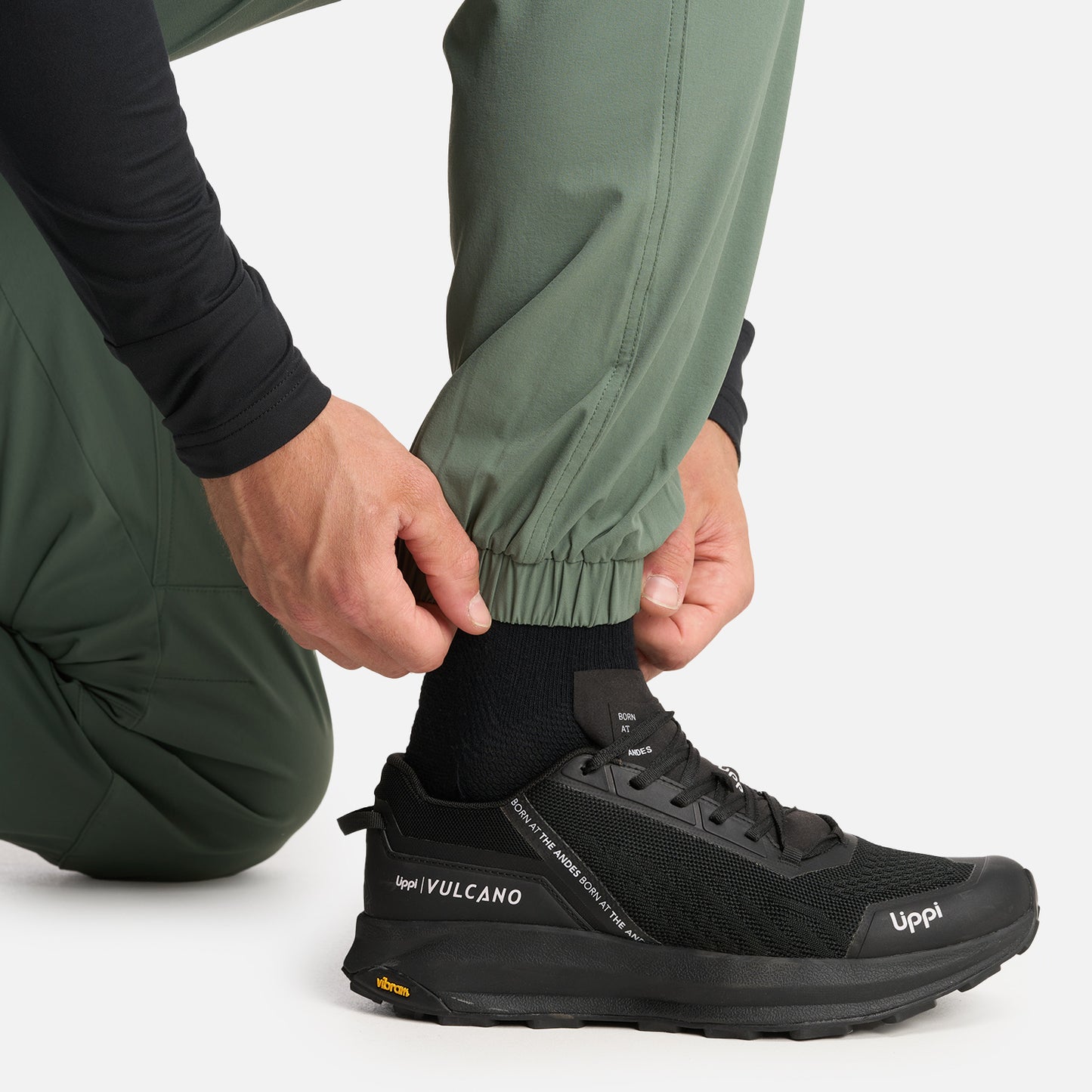 Pantalon Hombre PureTrek Q-Dry Pants Verde Musgo Lippi