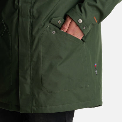 Chaqueta Hombre Yak Verde Militar Haka Honu