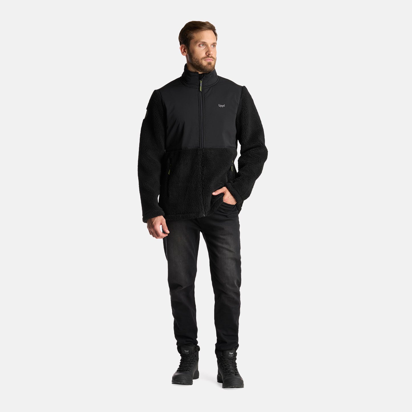 Chaqueta Hombre Glaciar Sherpa-Pro Jacket Negro Lippi