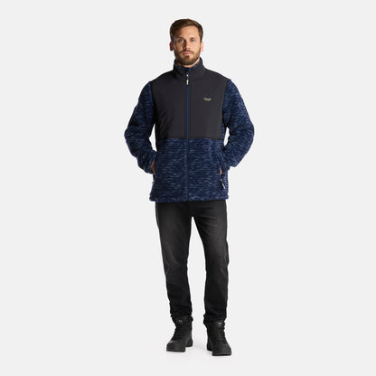 Chaqueta Hombre Glaciar Sherpa-Pro Jacket Print Azul Lippi