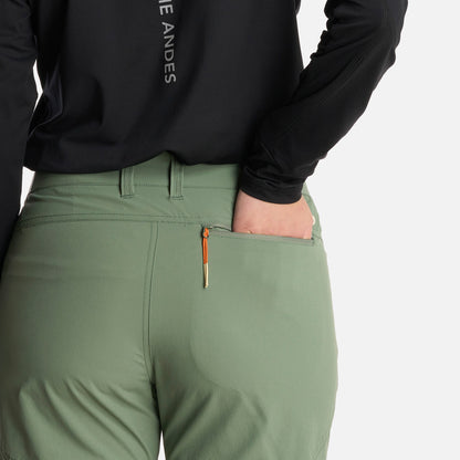 Pantalón Mujer Lennox Q-Dry Mix-2 Pants Jade Oscuro Lippi