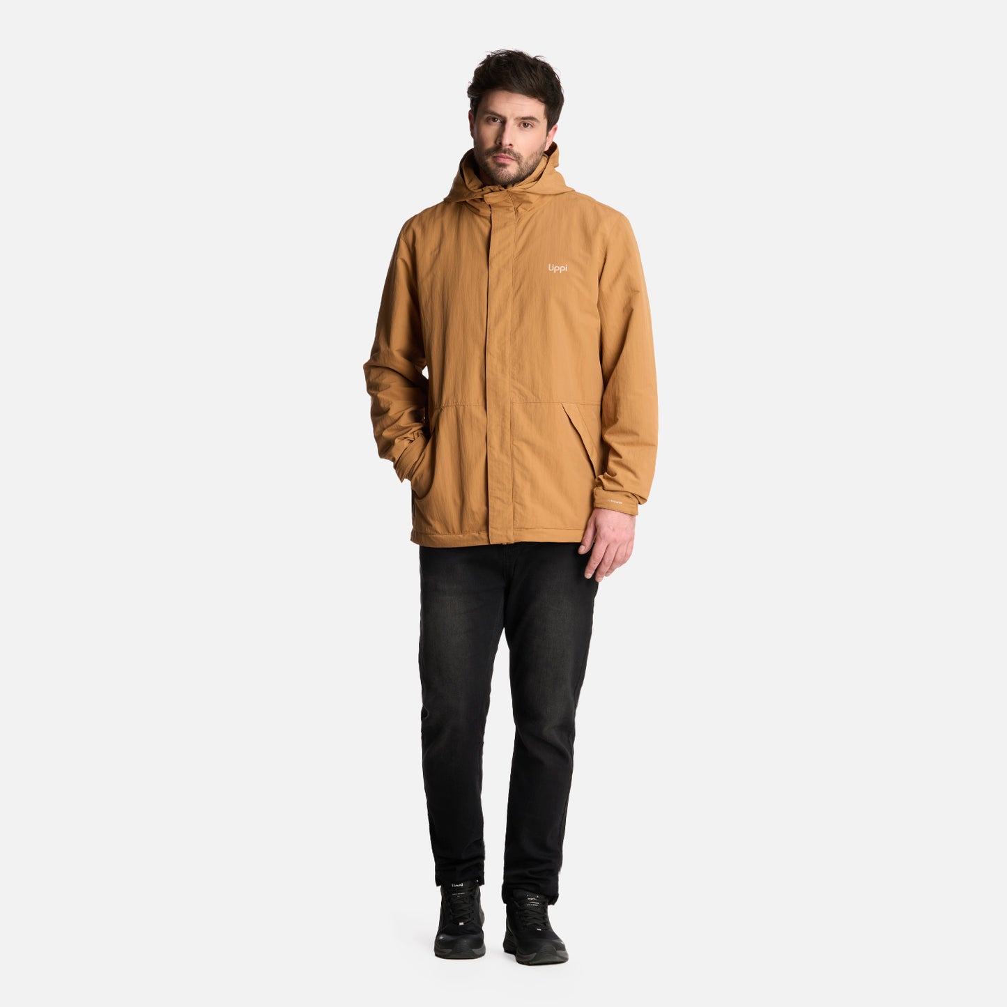 Chaqueta Hombre CityMe WindBreaker Hoody Jacket Camel Lippi