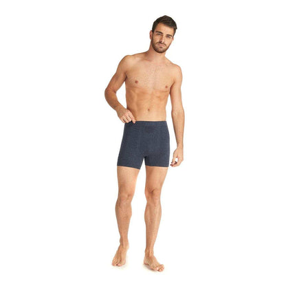 Ropa Interior Hombre Pack Skintec Seamless Boxer Gris Medio y Azul Marino Lippi