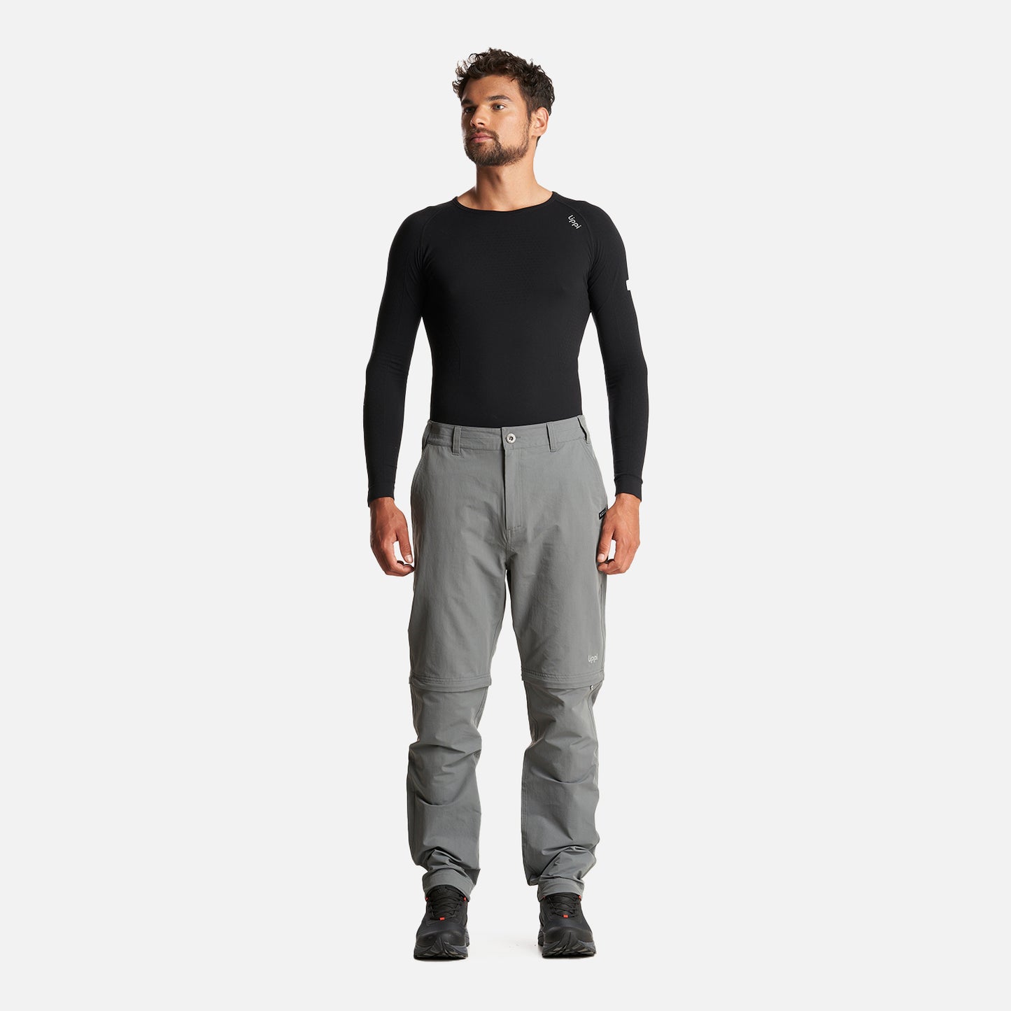 Pantalon Hombre Enduring Mix-2 Q-Dry Pants Gris Oscuro Lippi