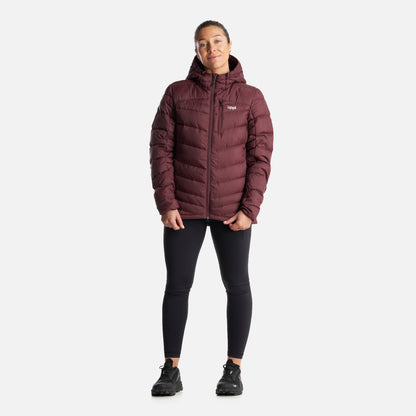 Chaqueta Mujer Bazpur Down Hoody Jacket Burdeo Lippi