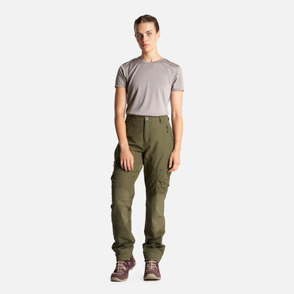 Pantalon Mujer Pioneer Q-Dry Pants Verde Militar Lippi