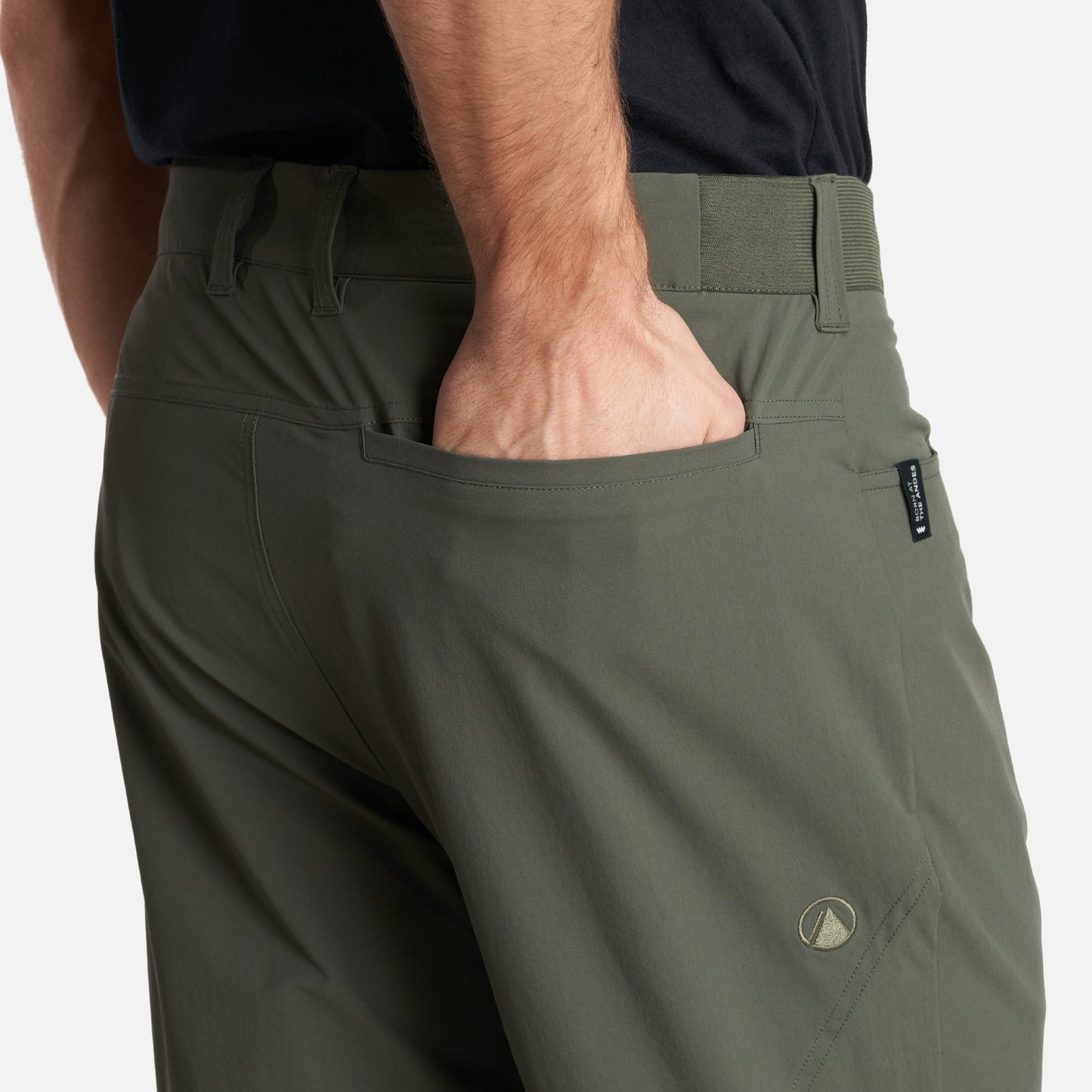 Pantalon Hombre Lennox Q-Dry Mix-2 Pants Verde Militar Lippi