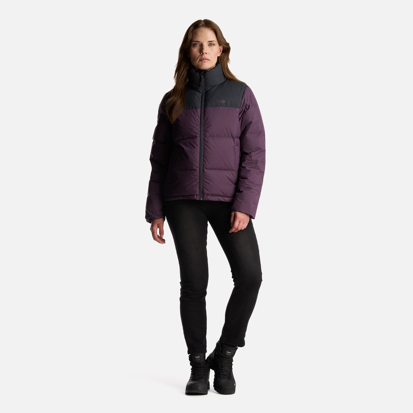 Chaqueta Mujer Urban Down Jacket Morado Oscuro Lippi