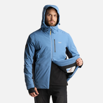 Chaqueta Hombre Snow Valley B-Dry Jacket Azul Grisaceo Lippi