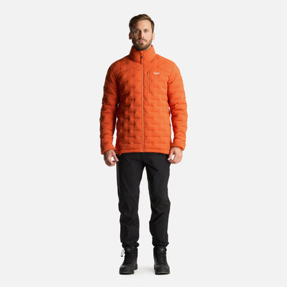 Chaqueta Hombre Ultimate Stretch Down Jacket Naranja Oscuro Lippi