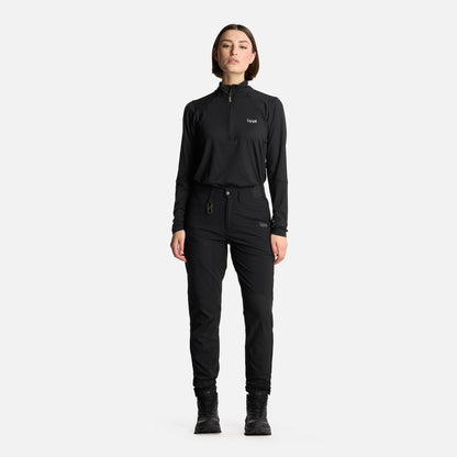 Pantalón Mujer Lennox Q-Dry Slim Fit Pants Negro Lippi