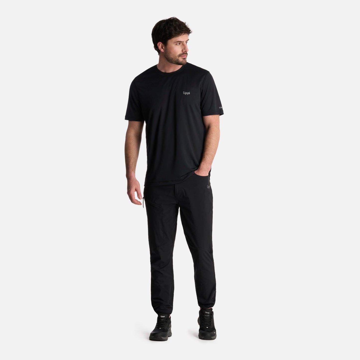 Pantalón Hombre Lennox Q-Dry Slim Fit Pants Negro Lippi