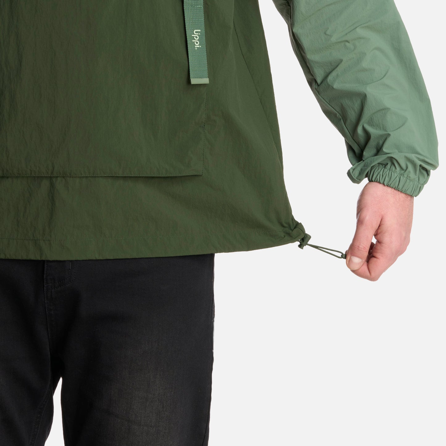 Chaqueta Hombre WindCity WindBreaker 1/4 Zip Jacket Jade Lippi