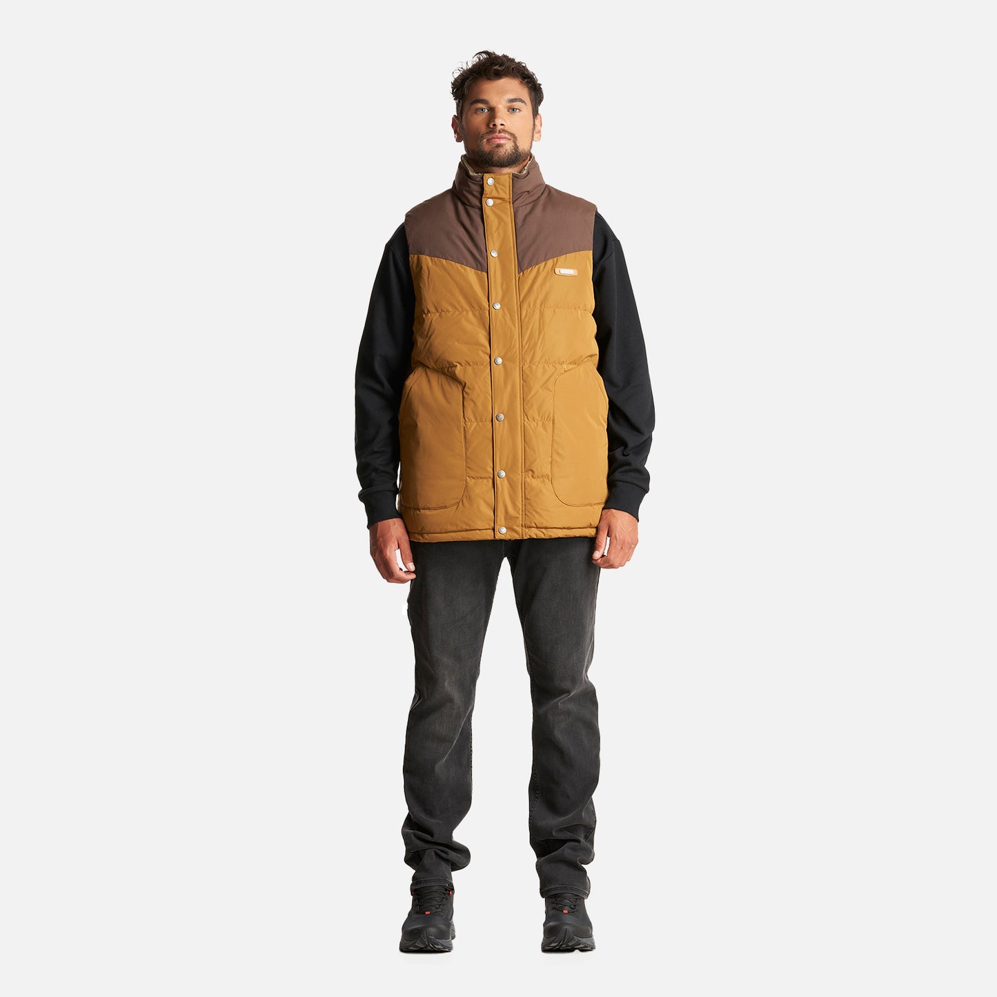 Chaqueta Hombre Kobuk Down Vest Mostaza Oscuro Lippi