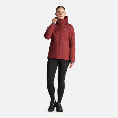 Chaqueta Mujer Spry Steam-Pro Hoody Jacket Ladrillo Lippi