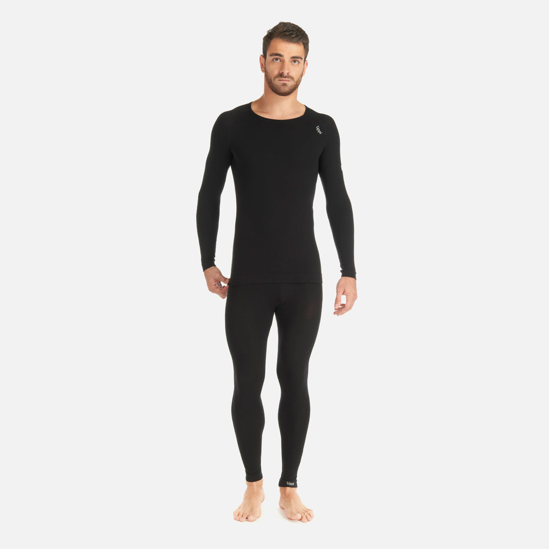 Primera Capa Hombre Skintec 1000 Seamless Top Negro Lippi