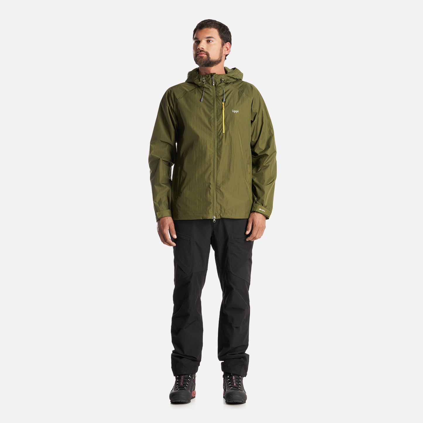 Chaqueta Hombre Nassau B-Dry Hoody Jacket Verde Oliva Lippi