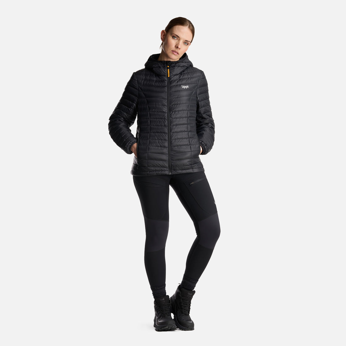 Chaqueta Mujer Peak Down Hoody Jacket Negro Lippi