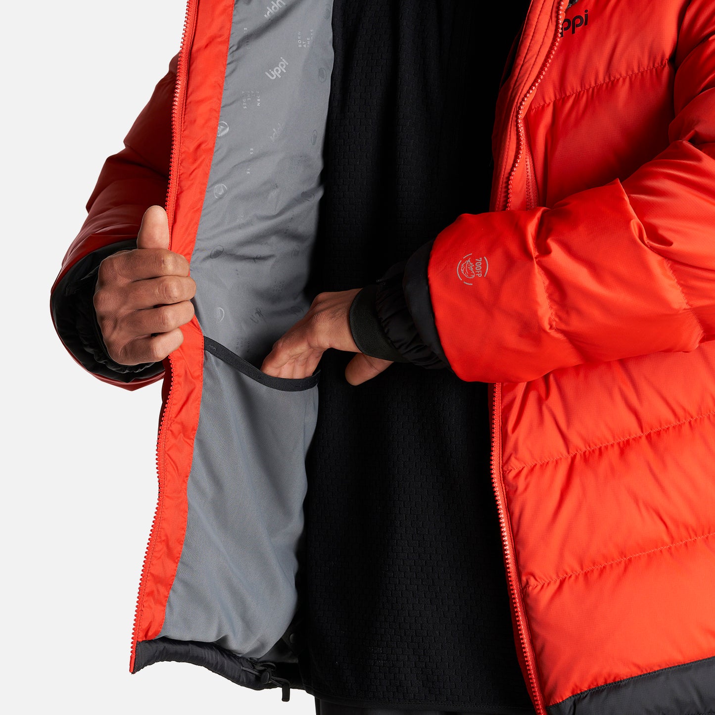 Chaqueta Hombre Annapurna Down Hoody Jacket Rojo Tomate Lippi