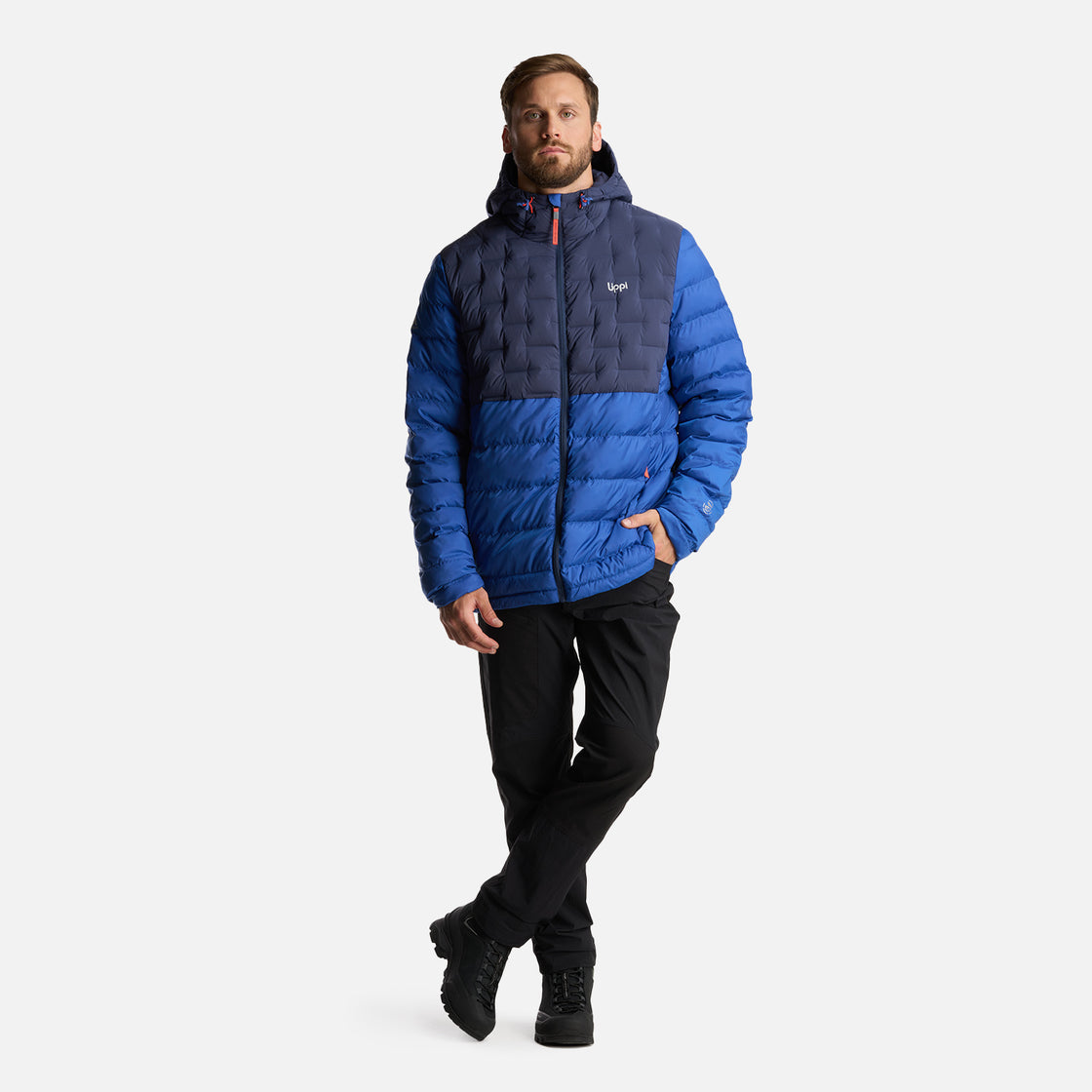 Chaqueta Hombre Bazpur EVO Down Hoody Jacket Azul Marino Lippi