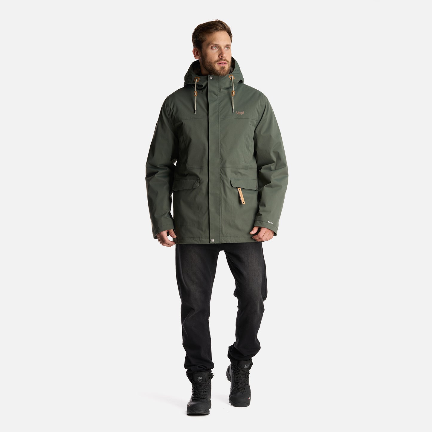 Chaqueta Hombre DayBreak B-Dry Jacket Verde Militar Lippi