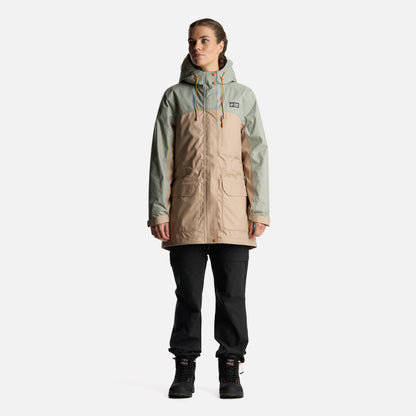 Chaqueta Mujer Perro Guapo Pro Taupe Haka Honu