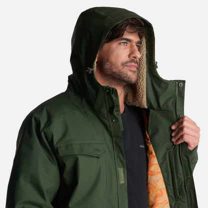 Chaqueta Hombre Yak Verde Militar Haka Honu