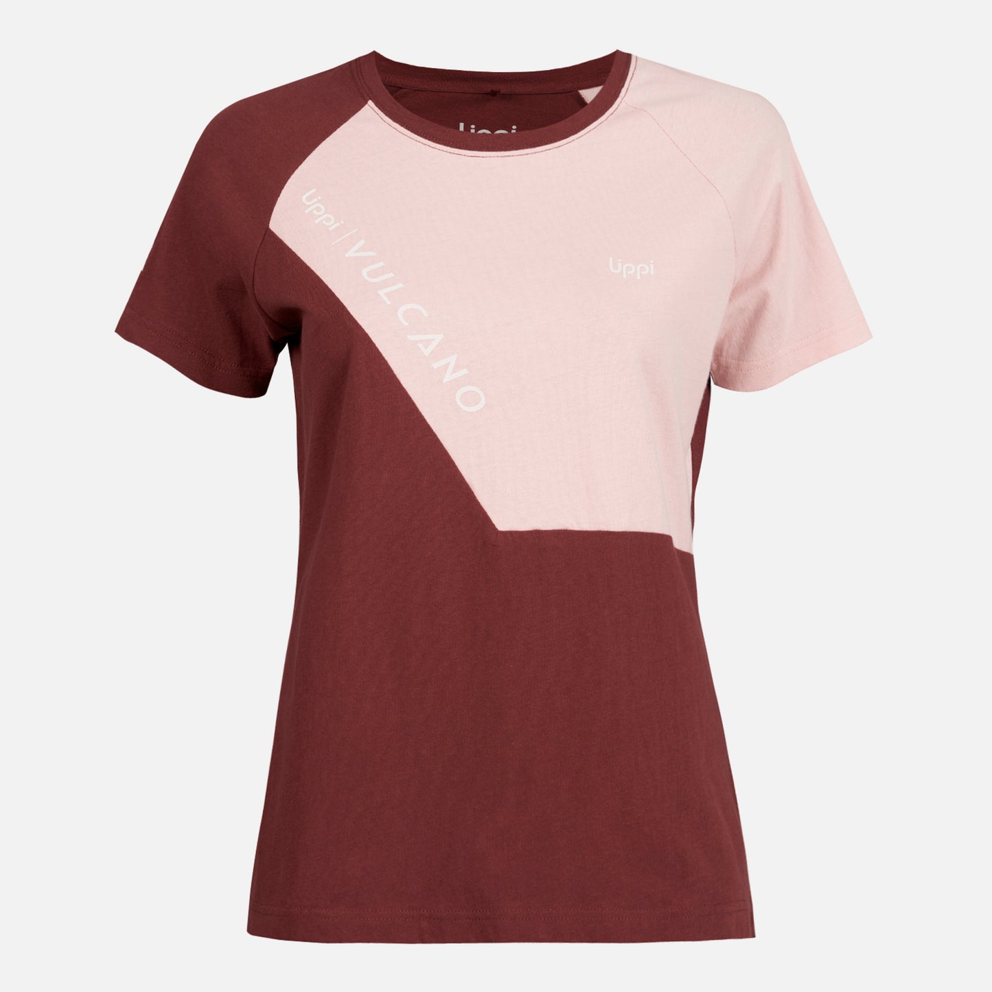 Polera Mujer Vulcano Cotton SS T-Shirt Vino Lippi