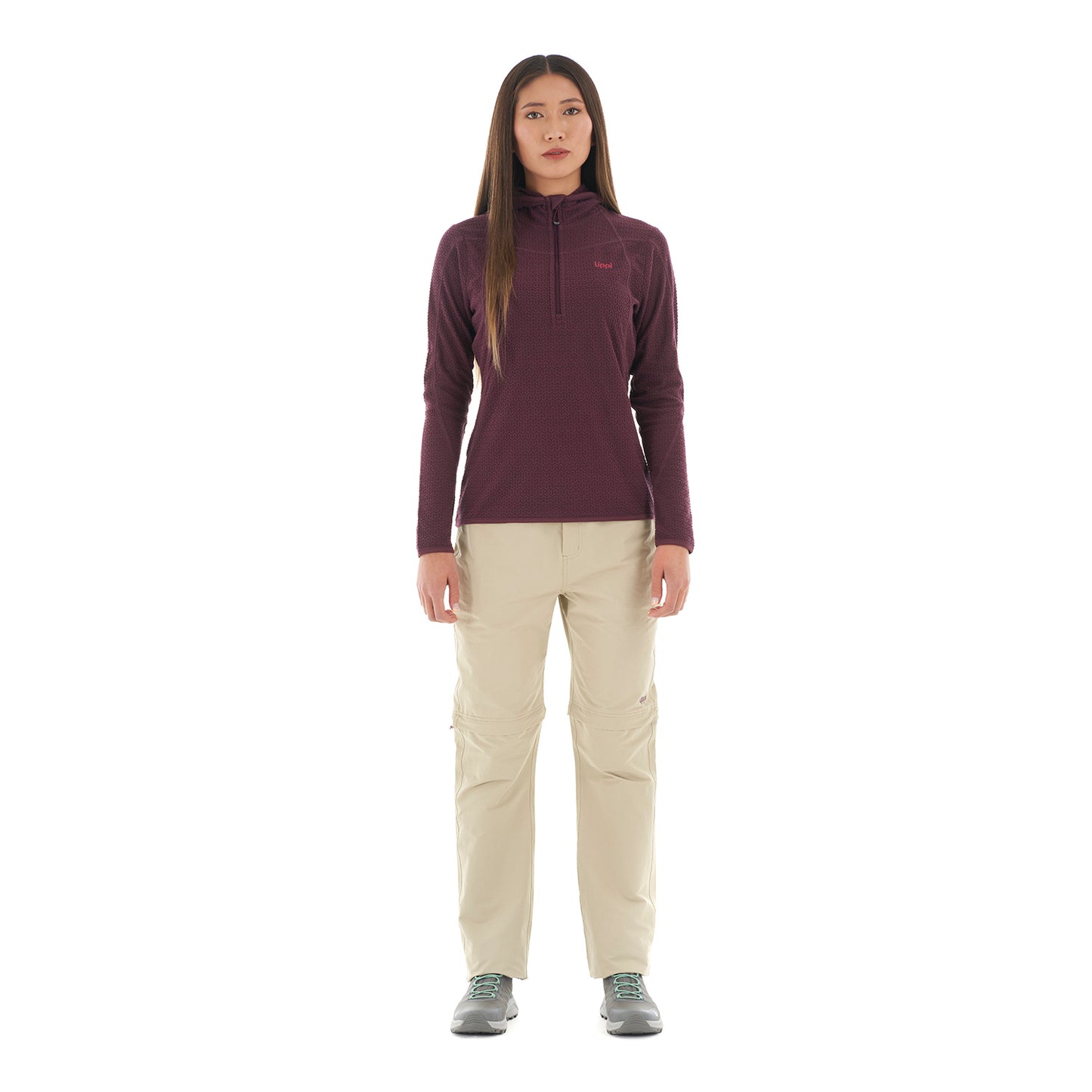 Pantalon Mujer Enduring Mix-2 Q-Dry Pants Crudo Lippi