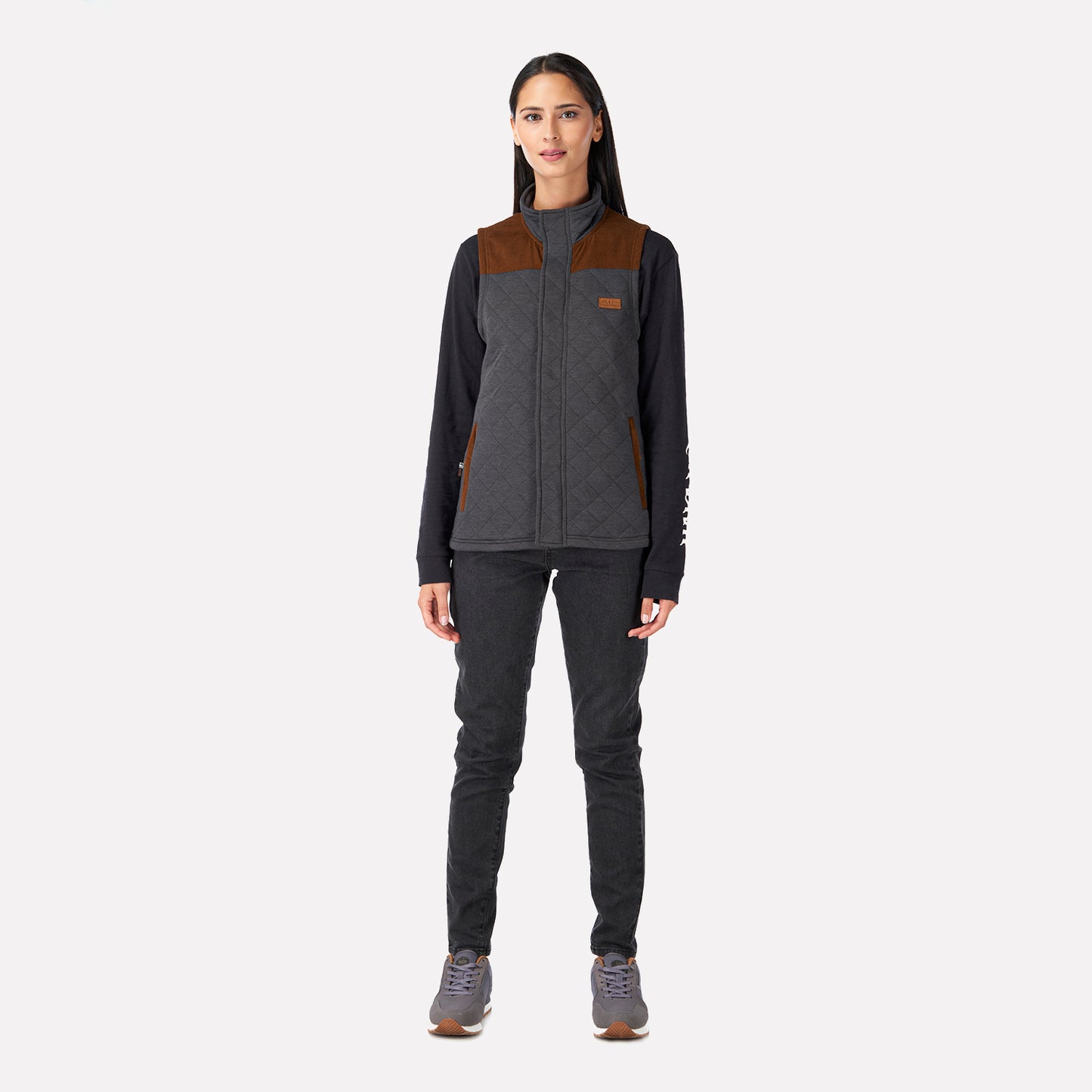 Poleron Mujer Vest-ir Negro Haka Honu