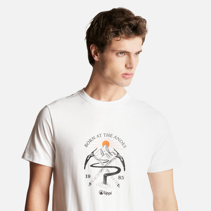 Polera Hombre Classic Piolet T-Shirt Blanco Lippi