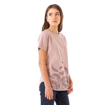 Polera Teen Girl Essential UV-Stop T-Shirt Palo Rosa Lippi