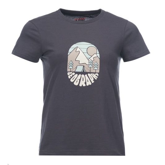 Polera Mujer Liquen Grafito Geography