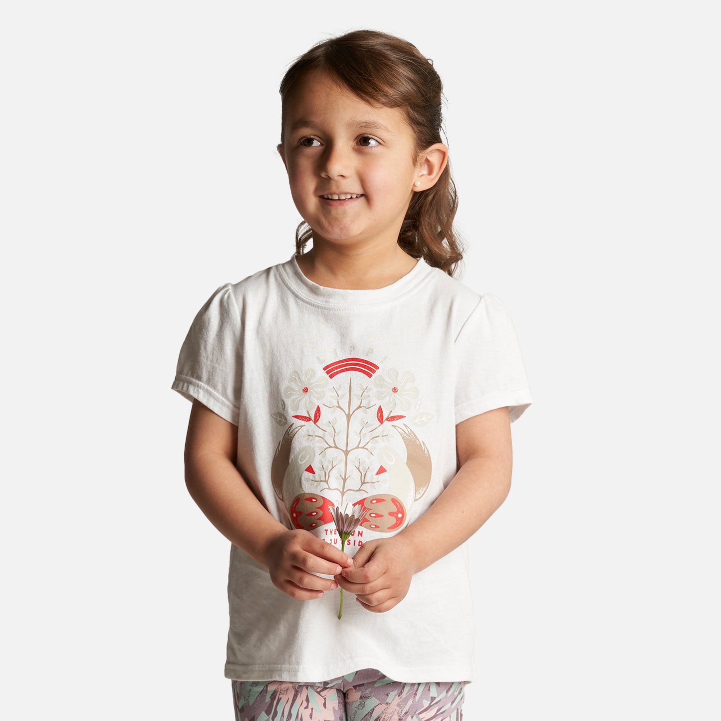 Polera Niña Country T-Shirt Blanco Lippi