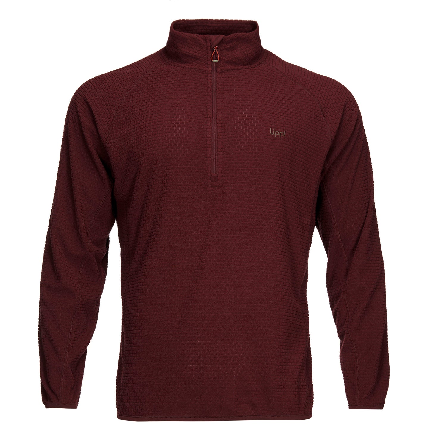 Poleron Hombre Jacaranda Nano-F 14 Zip Vino Lippi