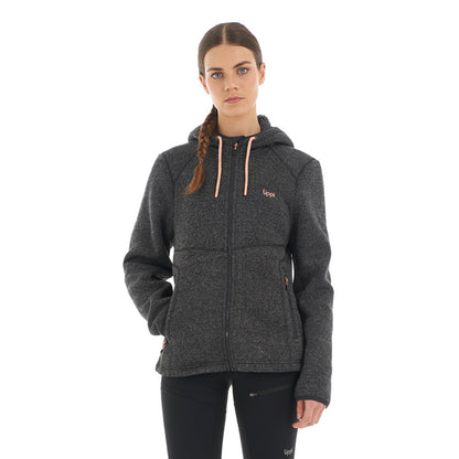 Chaqueta Mujer Sense Blend-Pro Hoody Jacket Melange Negro Lippi